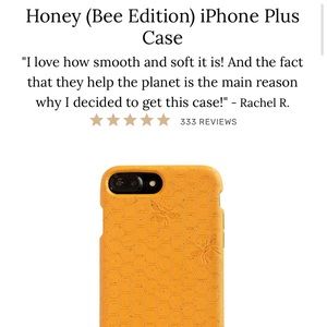 100% Compostable Pela Case Honey (Bee Edition) for iPhone X)